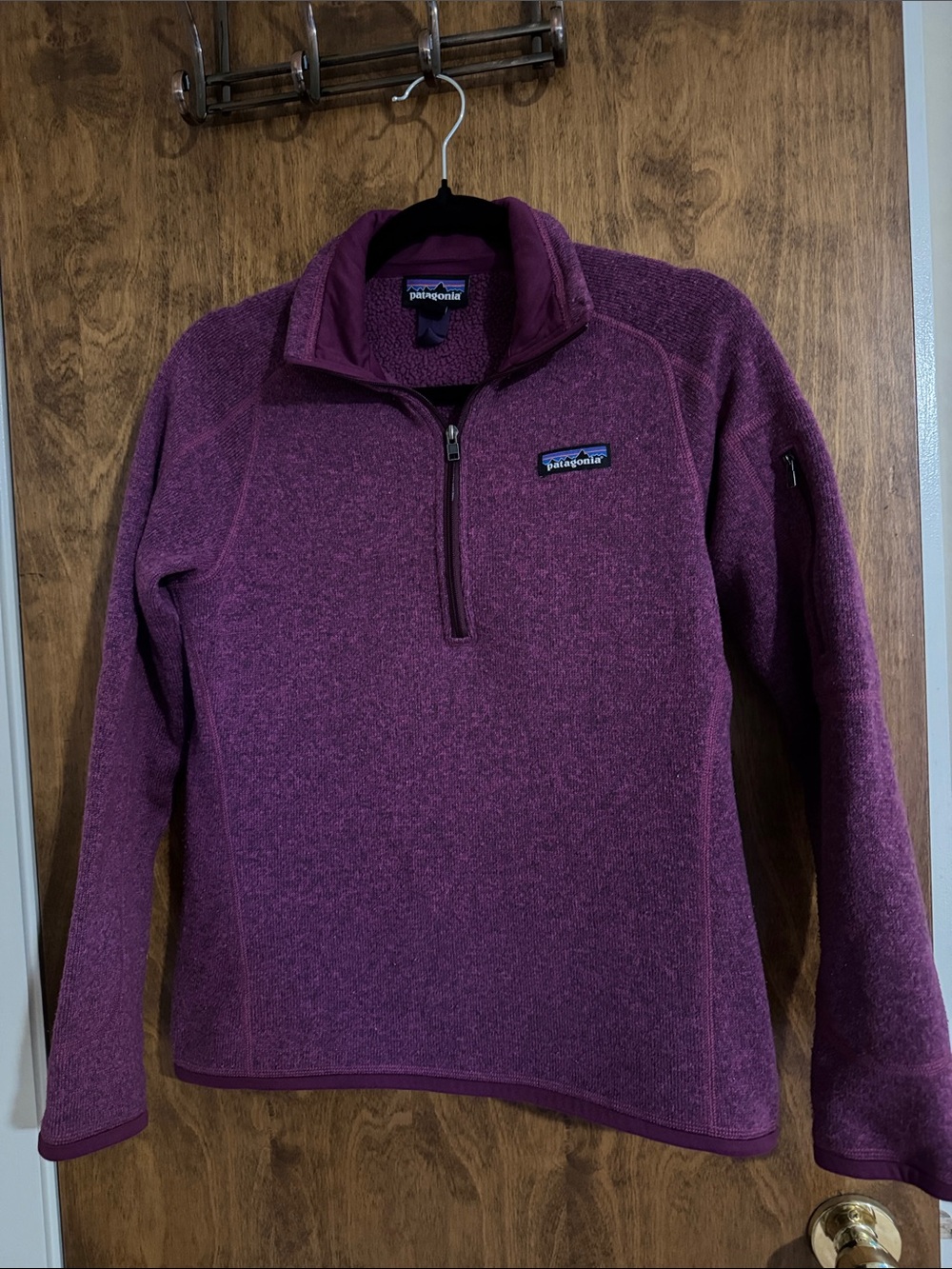 Patagonia Women's Half-Zip Pullover in Plum Heather